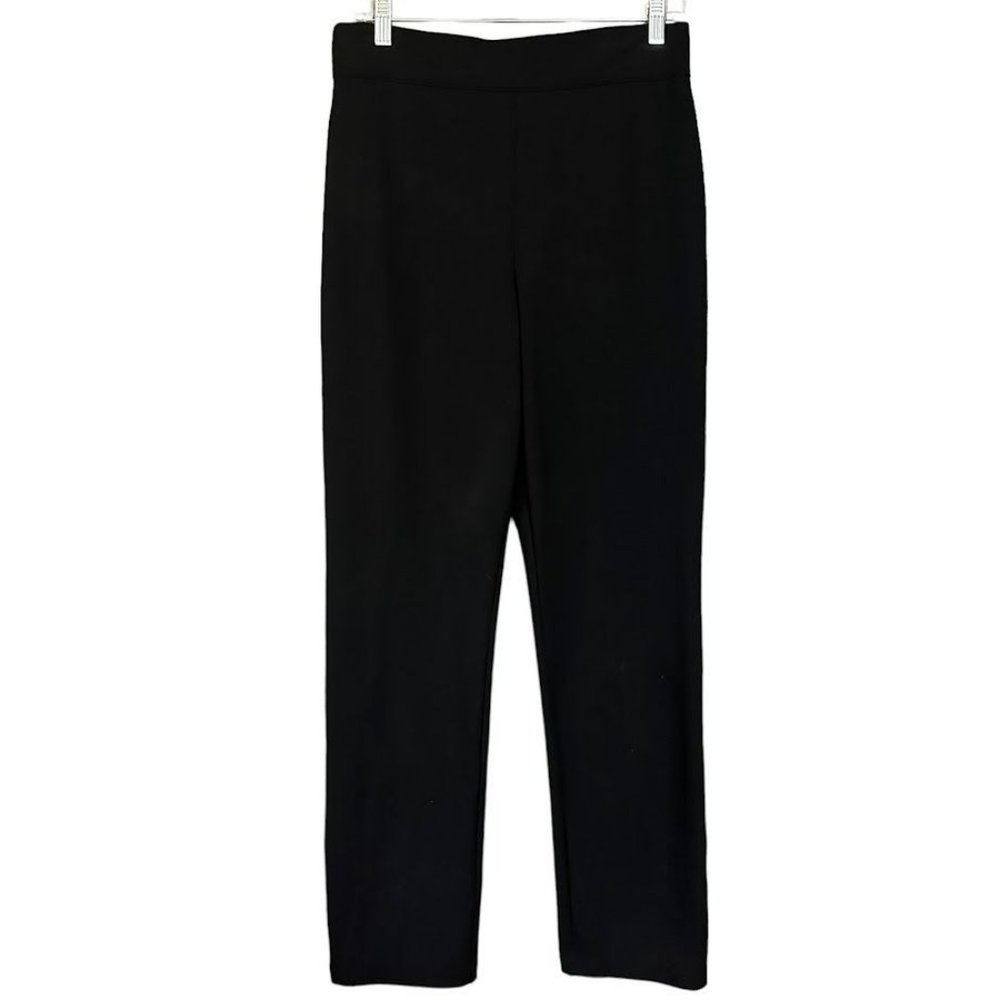 Spanx Black The Perfect Pant High Rise Slim Straight Dress Pants Womens L
